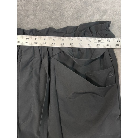 Modern Ambition Womens Pants XXL Black Delightfully Technical Paperbag Belt - Picture 3 of 9